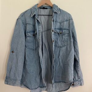 Chambray button down
